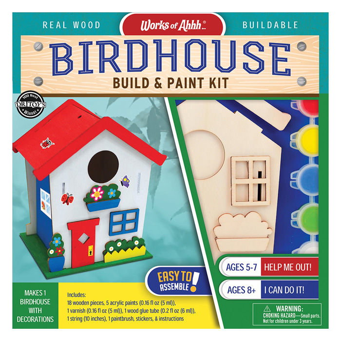 Image of Birdhouse Buildable Paint Kit