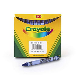 Image of Crayons 12 Blue