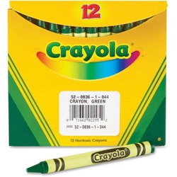 Image of Crayons 12 Green