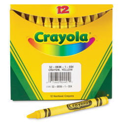 Image of Crayons 12 Yellow
