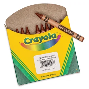 Crayons 12 Brown