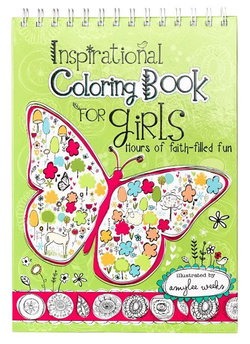 Image of Inspirational Coloring Book for Girls