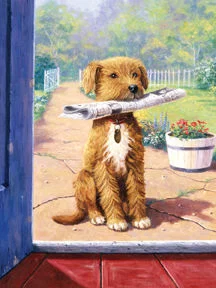 Paint by Number Junior Small The News Boy