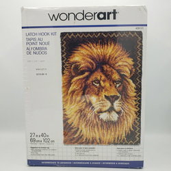 Image of Latch Hook Kit Lion 27’X40”