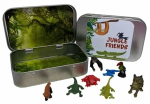 Jungle Friends - Mini Magnetic Animal Tin