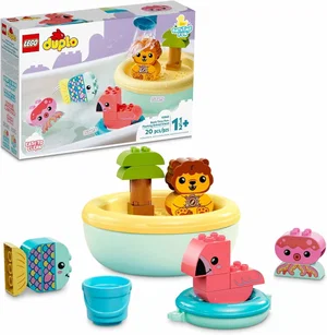 Lego Duplo Bath Time Fun: Floating Island Animals