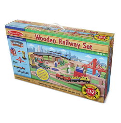 Image of Wooden Railway Set