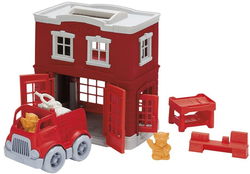 Image of Fire Station Playset – Green Toys