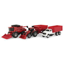 Image of 1:64 Case IH 4-Piece Vehicle Set – Blister Card