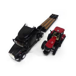 Image of 1:32 Peterbilt 579 with Lowboy trailer – Case IH Magnum 380 tractor