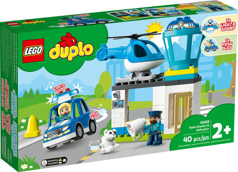 Image of Lego Duplo Police Station & Helicopter 10959