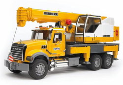 Image of Mack Granite Liebherr Crane Truck