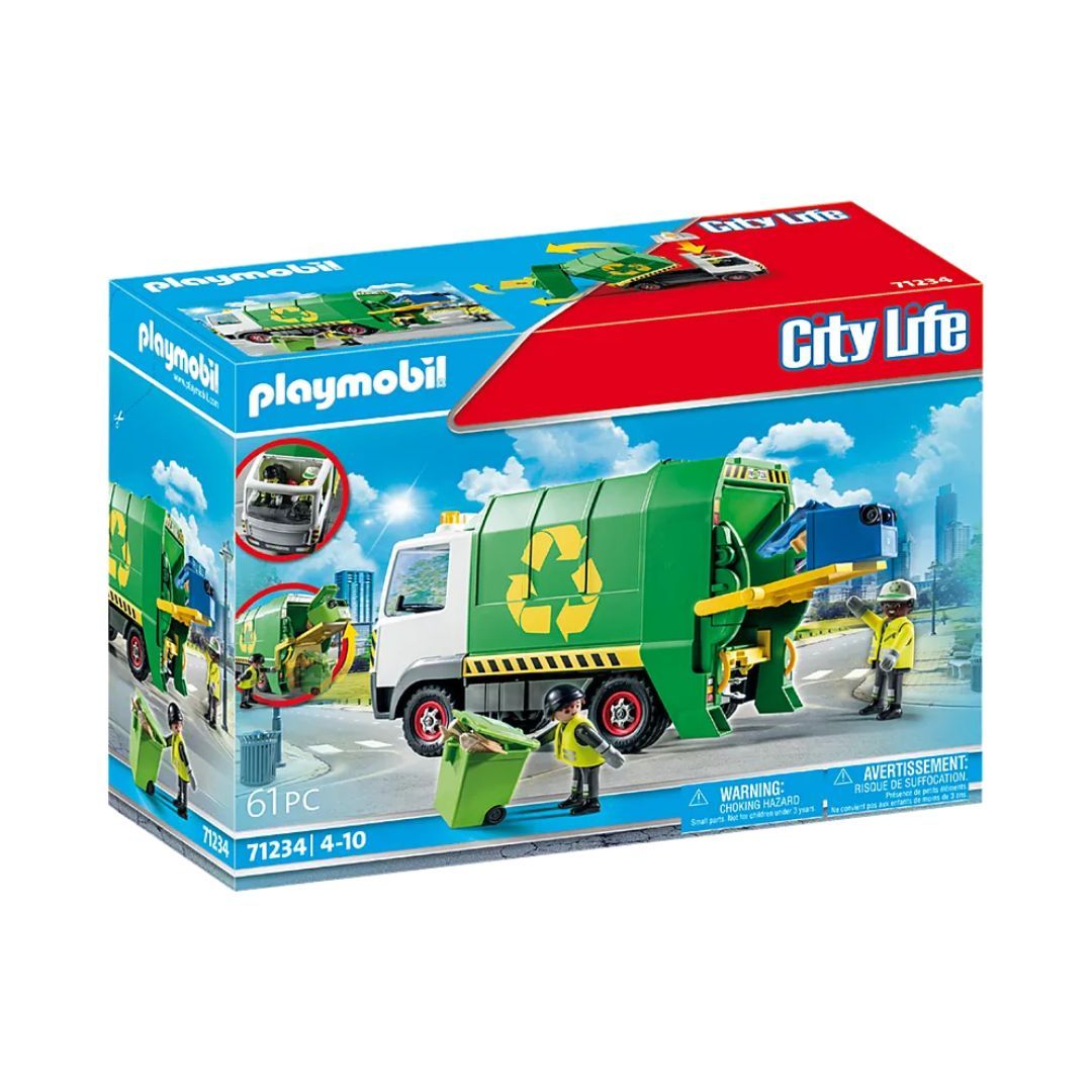 Image of Playmobil City Life – Recycling Truck