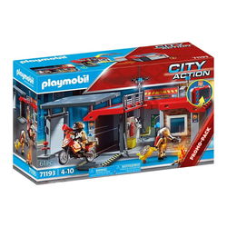 Image of Playmobil City Action – Take Along Fire Station