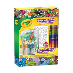 Image of Crayola Colouring Activity & Storage Set