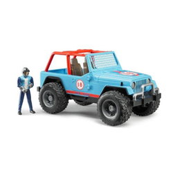 Image of Jeep Cross Country Racer, Blue with Driver