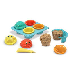 Image of Seaside Sidekicks Sand Cupcake Set