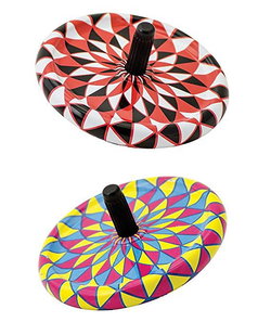 Image of Tiny Tin Tops – Change colour as they spin