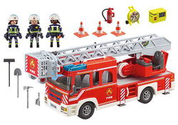 Image of Playmobil City Action – Fire Ladder Unit (Truck) 89 pc