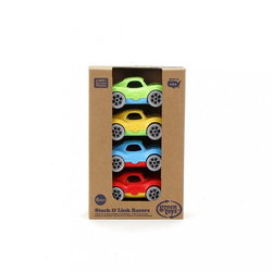 Image of Stack & Link Racers – 4Pk – Green Toys