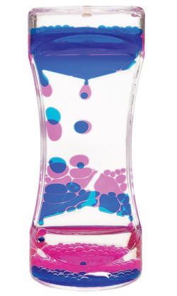 Image of Liquid Motion Bubbler Blue & Pink