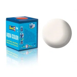 Revell Paint Aqua Color, White, Matt 18ml, RAL