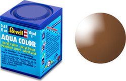 Image of Revell Paint Aqua Color, Mud Brown, Gloss, 18ml, RAL