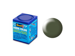 Image of Revell Paint Aqua Color, Olive Green, Silk, 18ml, RAL