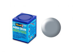 Image of Revell Paint Aqua Color, Grey, Silk, 18ml, RAL