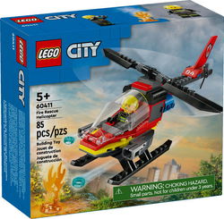 Image of Lego City Fire Rescue Helicopter V39