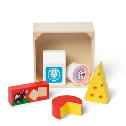 Image of Wooden Food Groups Play Set – Dairy