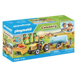 Image of Playmobil Country – Tractor w/ Trailer & Water Tank