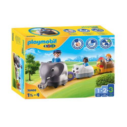 Image of Playmobil 1.2.3 – Animal Train