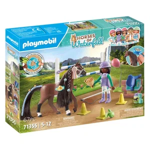 Playmobil Horses of Waterfall - Jumping Arena with Zoe and Blaze