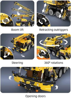 Image of CaDA Mobile Crane 658 Pcs