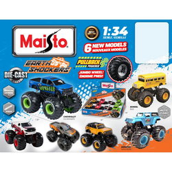 Image of 1:34 Diecast Maisto Earth Shockers Assorted 5′