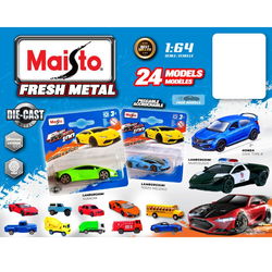 Image of 1:64 Diecast Maisto Fresh Metal Cars Assorted 3′