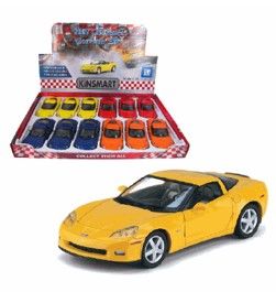 Image of 1:43 Yellow 2007 Chevrolet Corvette Super Car