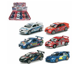 Image of 1:43 Blue Toyota 1967 Shelby GT500 Racing Car – Blue Toyota