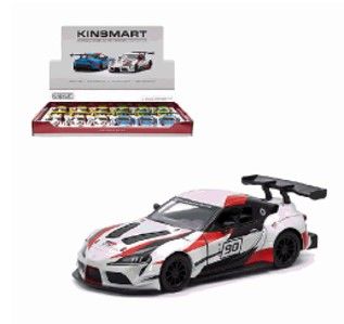 Image of 1:36 Black Toyota GR Supra Racing – Sports Car