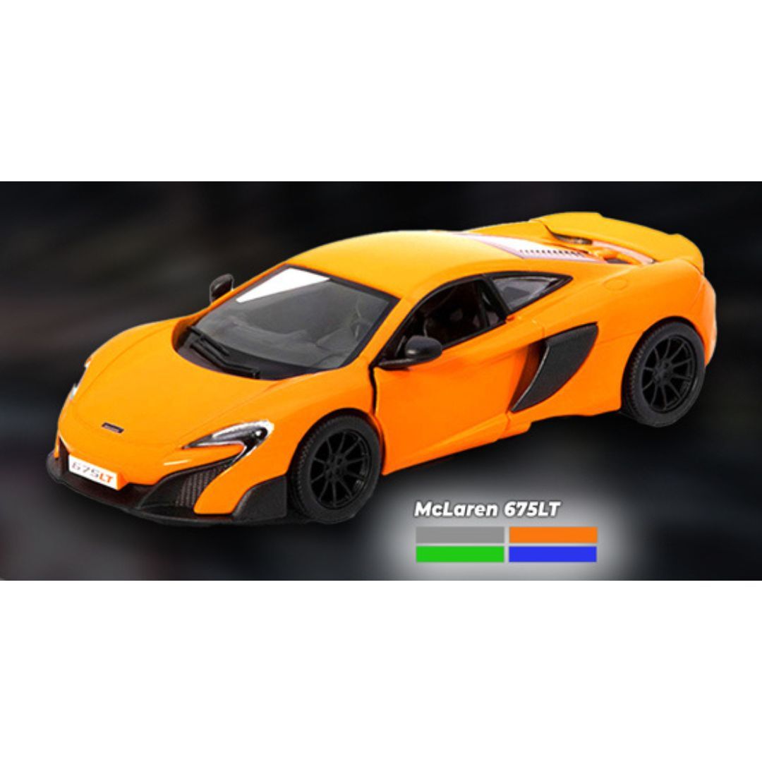1:36 Orange McLaren 675LT - Sports Car