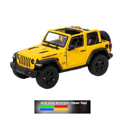 Image of 1:34 Yellow 2018 Jeep Wrangler (Open Top)  – Off-Road