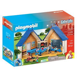 Image of Playmobil Take Along School House Playset 68 pc