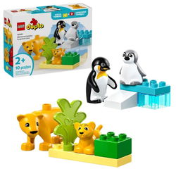 Image of Lego Duplo Wild Animal Families: Penguins & Lions