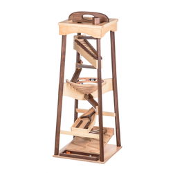 Image of Marble Pyramid – Walnut/Natural