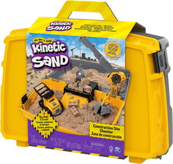 Image of Kinetic Sand, Construction Site Folding Sandbox