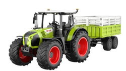 Image of Double E 1:16 Claas Arion 660 Rc Tractor With Trailer