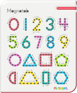 Image of Playskool – Magnatab Numbers and Shapes