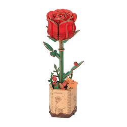 Image of Robotime Red Rose