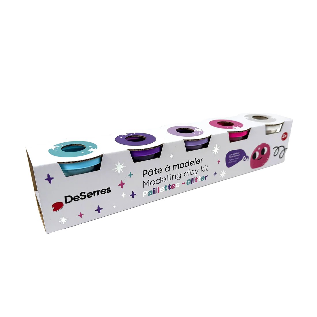 Image of DeSerres Modelling Clay Glitter – 5 pk